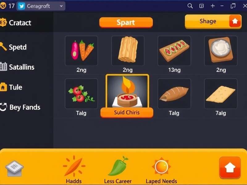Tandoori cooking game interface